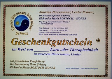 Geschenkgutscheine